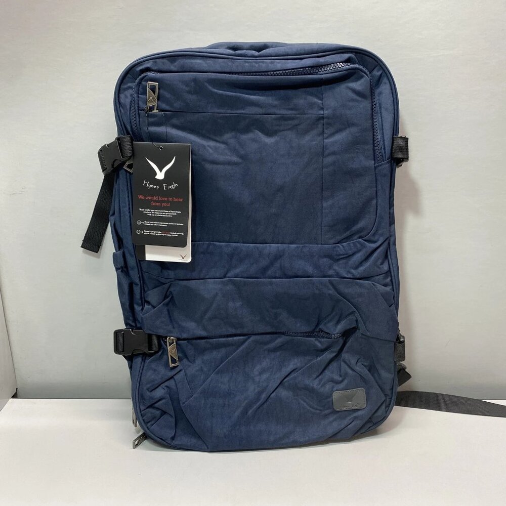 NEW HYNES EAGLE 44L Carry-On Travel Backpack Dark Blue